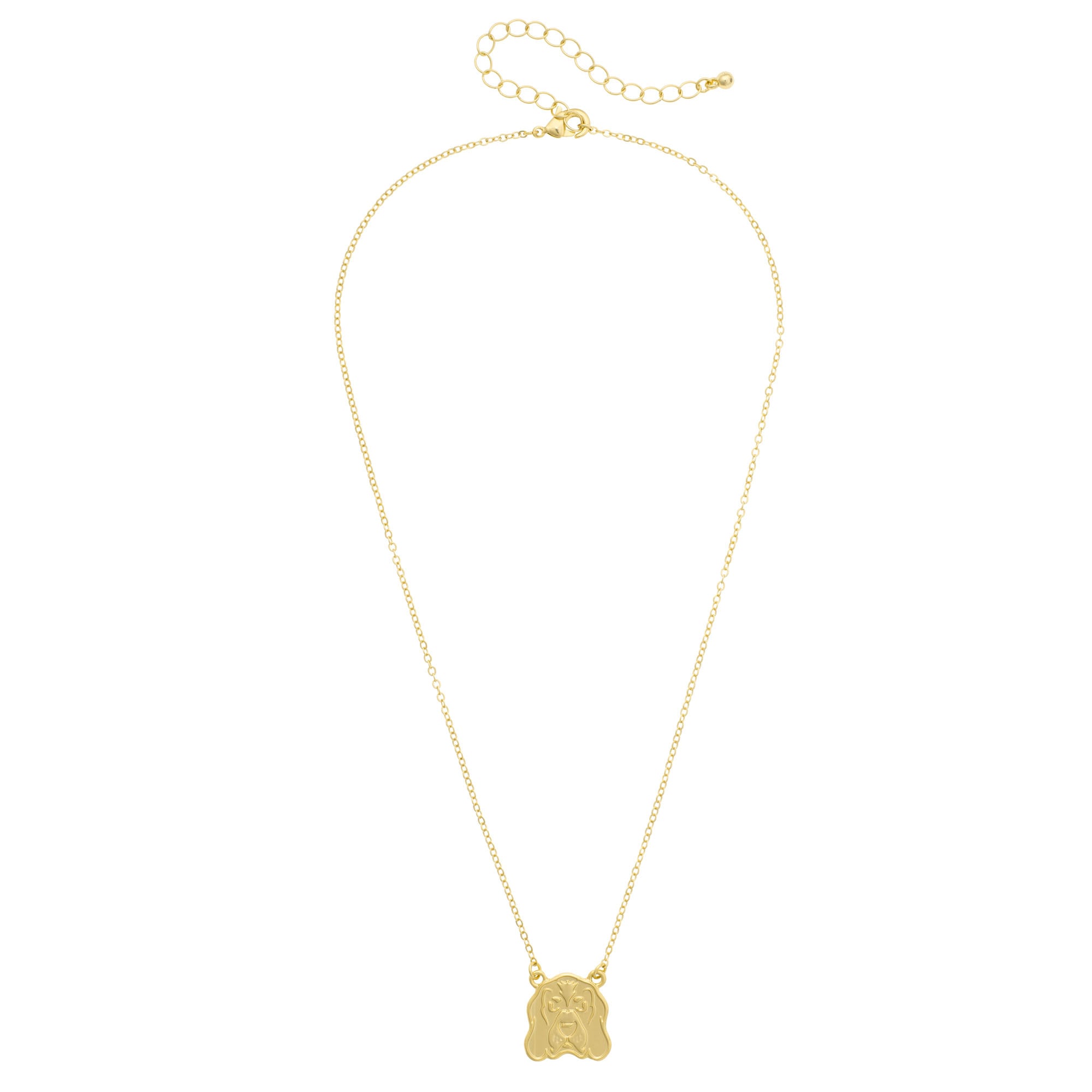 Women's CANVAS Style Tennessee Volunteers 24K Gold-Plated Stamped Necklace