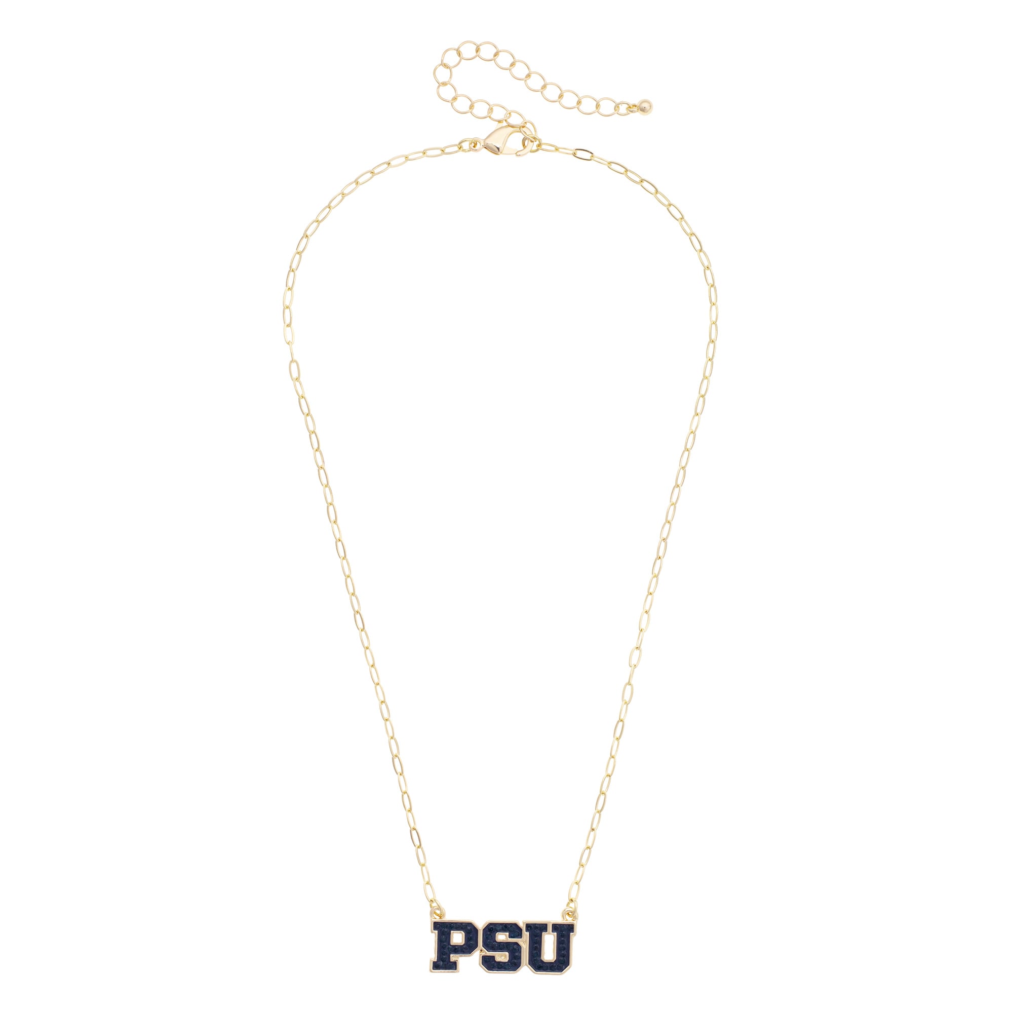 CANVAS Style Penn State Nittany Lions Gold-Plated Pavé Outline Necklace