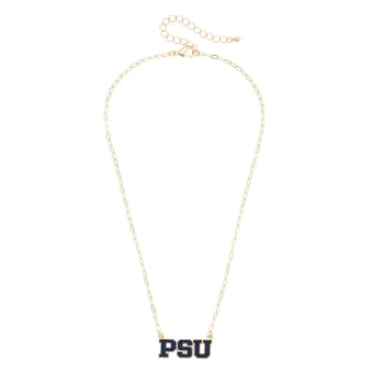 CANVAS Style Penn State Nittany Lions Gold-Plated Pavé Outline Necklace