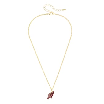 CANVAS Style Florida State Seminoles Enamel Icon Necklace