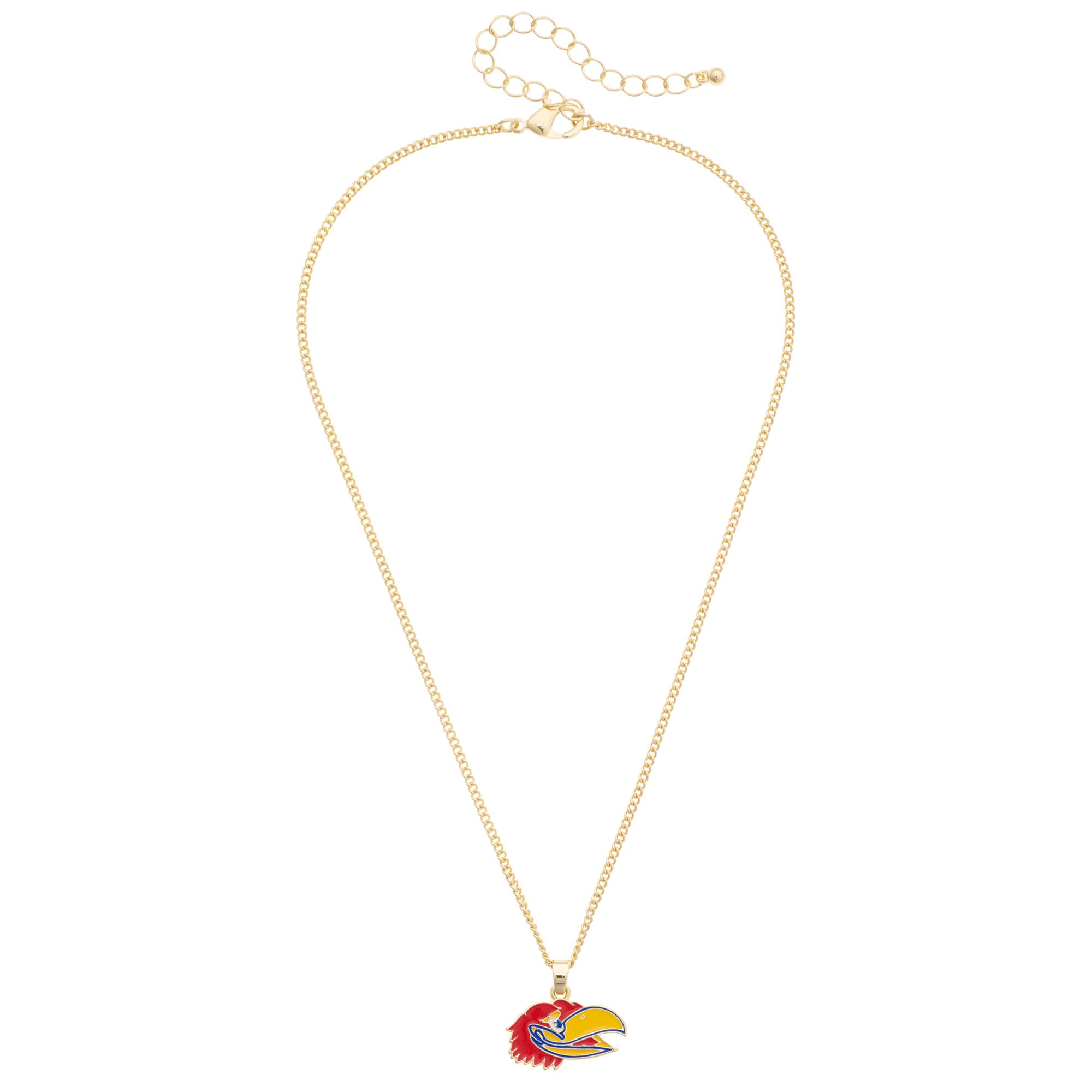 CANVAS Style Kansas Jayhawks Enamel Icon Necklace