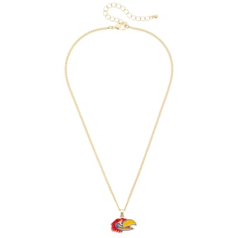 CANVAS Style Kansas Jayhawks Enamel Icon Necklace