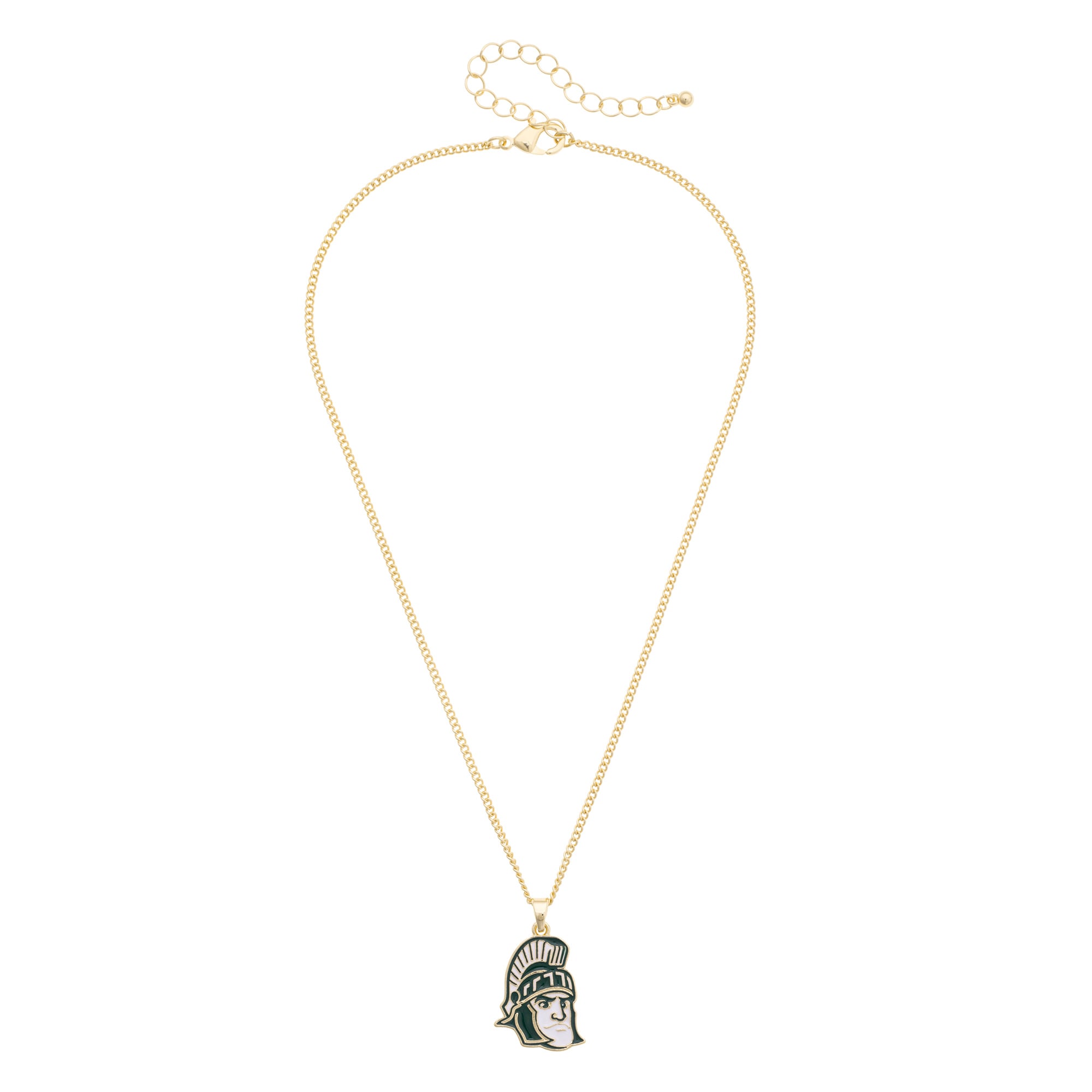 CANVAS Style Michigan State Spartans Enamel Icon Necklace