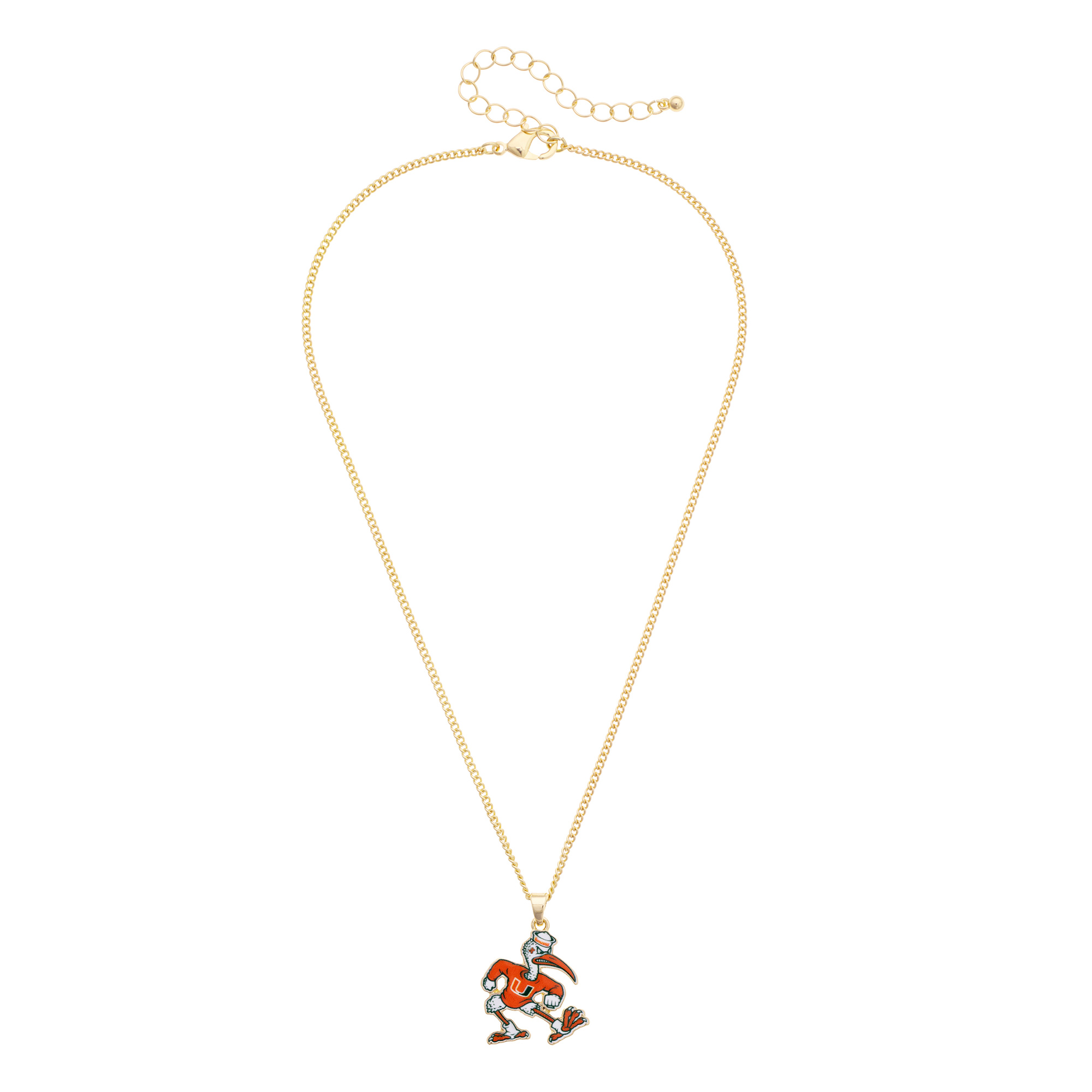 CANVAS Style Miami Hurricanes Enamel Icon Necklace
