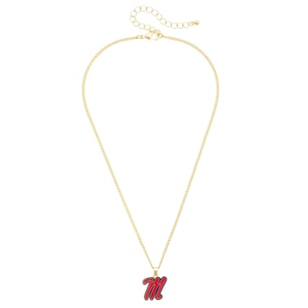 CANVAS Style Ole Miss Rebels Enamel Icon Necklace