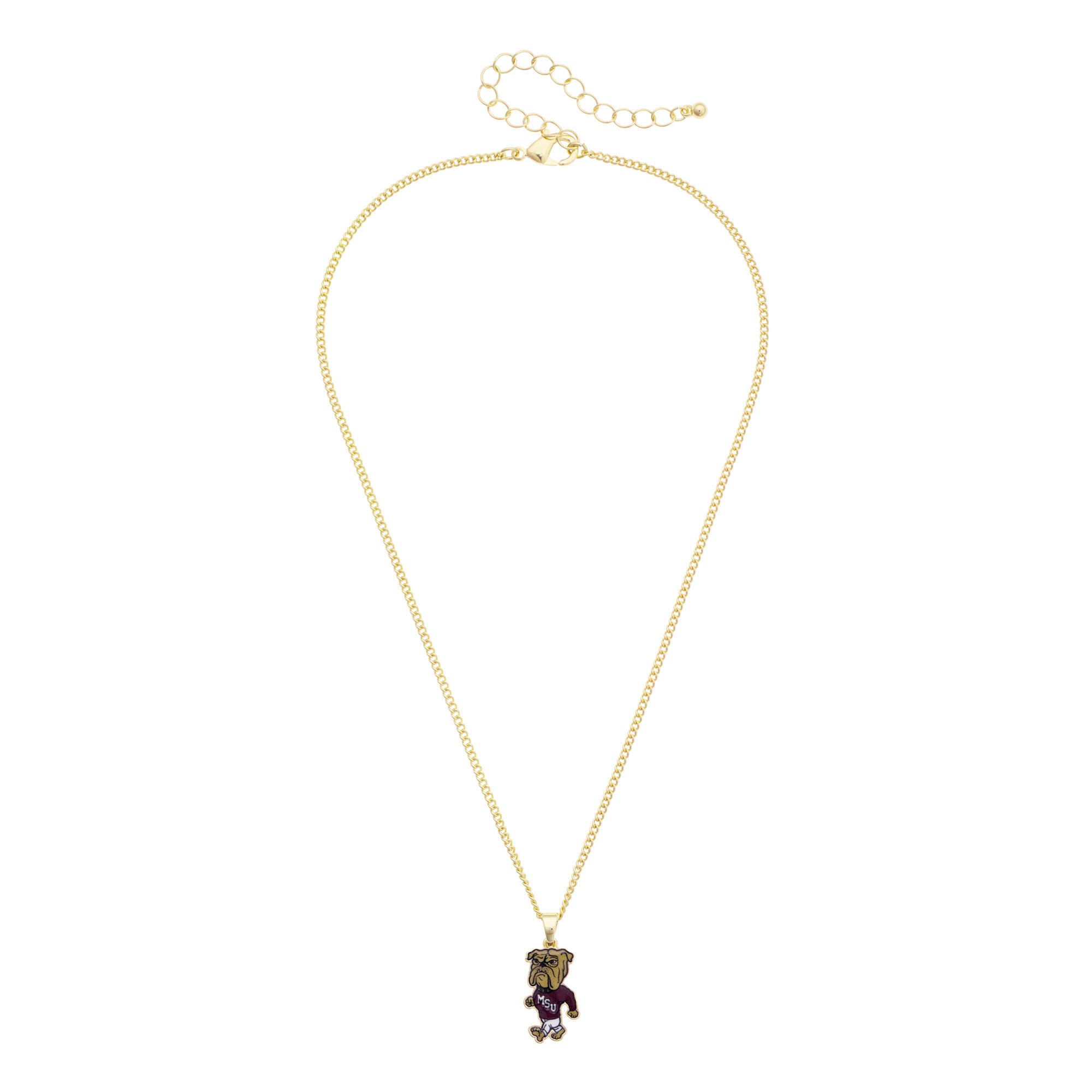 CANVAS Style Mississippi State Bulldogs Enamel Icon Necklace