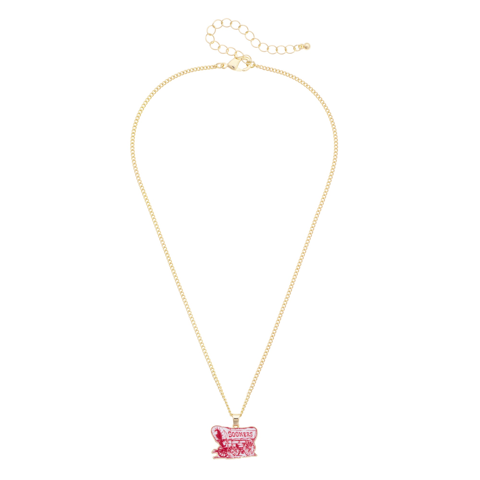 CANVAS Style Oklahoma Sooners Enamel Icon Necklace