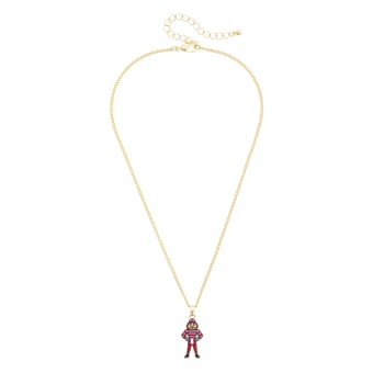 CANVAS Style Ohio State Buckeyes Enamel Icon Necklace