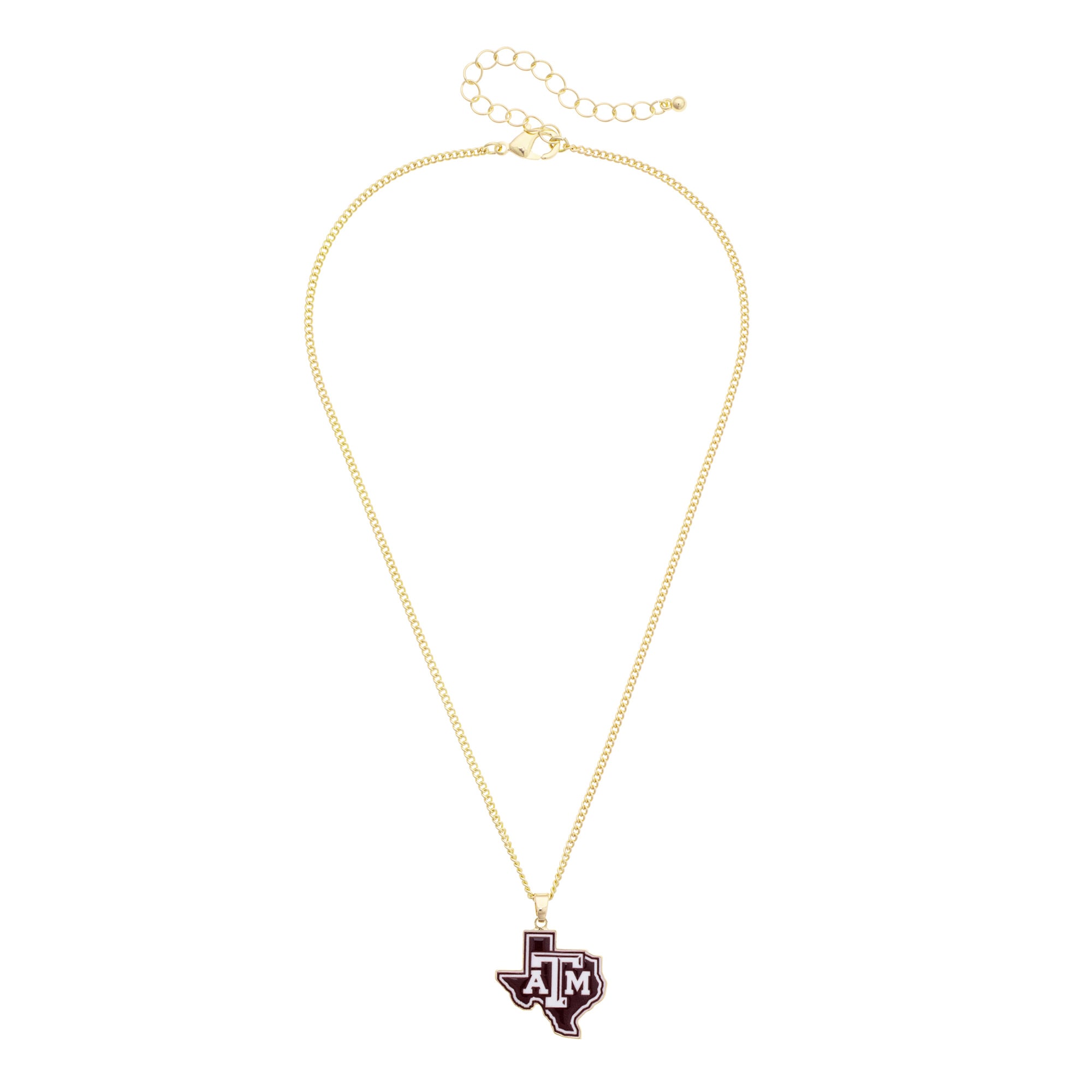 CANVAS Style Texas A&M Aggies Enamel Icon Necklace