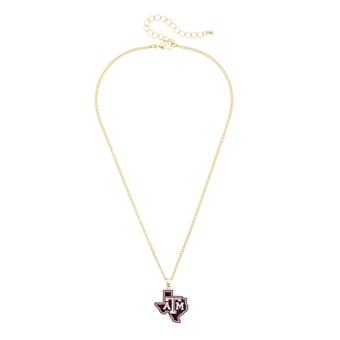 CANVAS Style Texas A&M Aggies Enamel Icon Necklace