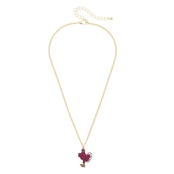 CANVAS Style Virginia Tech Hokies Enamel Icon Necklace