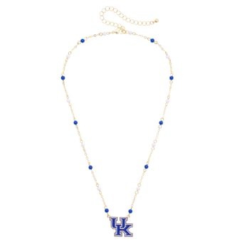 Women's CANVAS Style Kentucky Wildcats Logo Layering Necklace