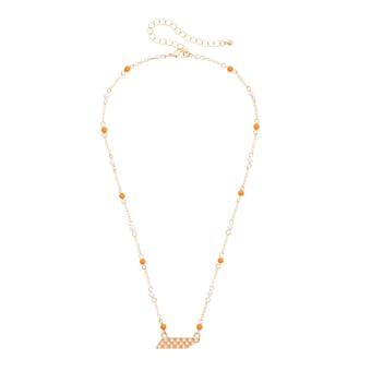 Women's CANVAS Style Tennessee Volunteers Logo Layering Necklace