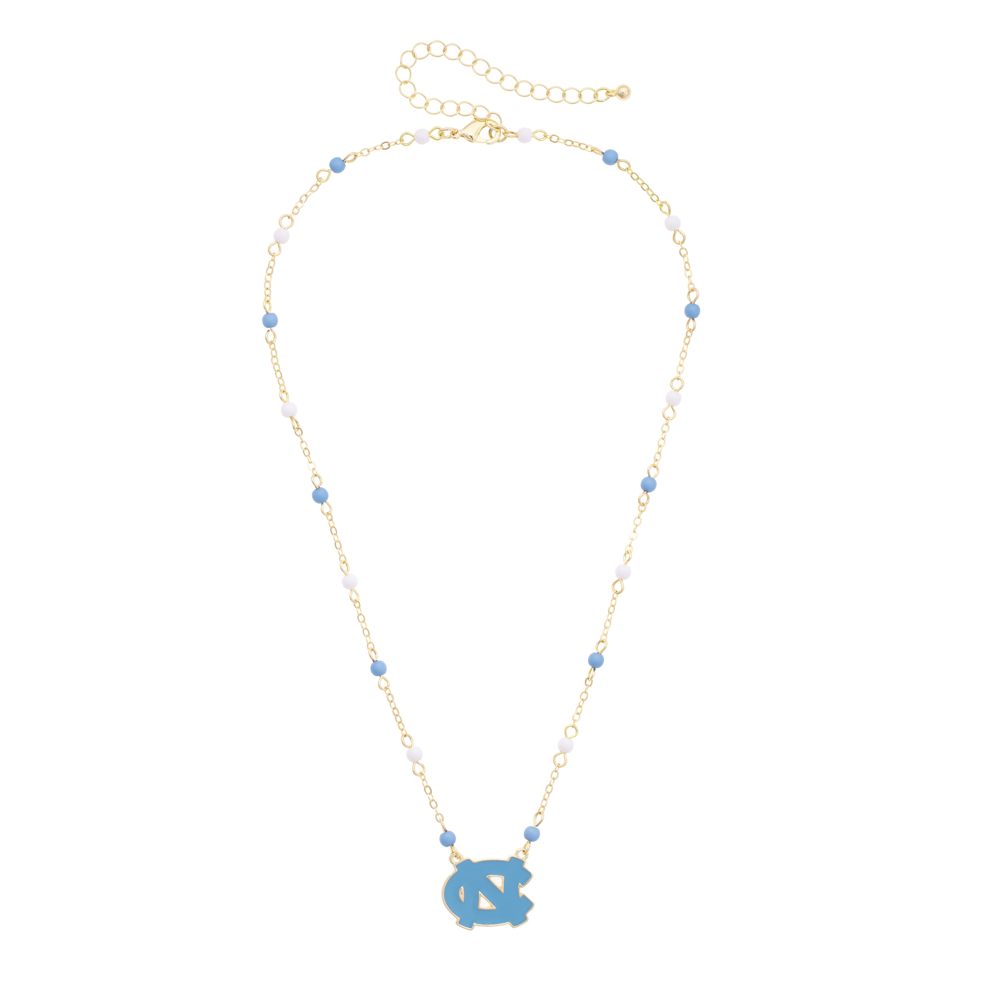 Women's CANVAS Style North Carolina Tar Heels Logo Layering Necklace