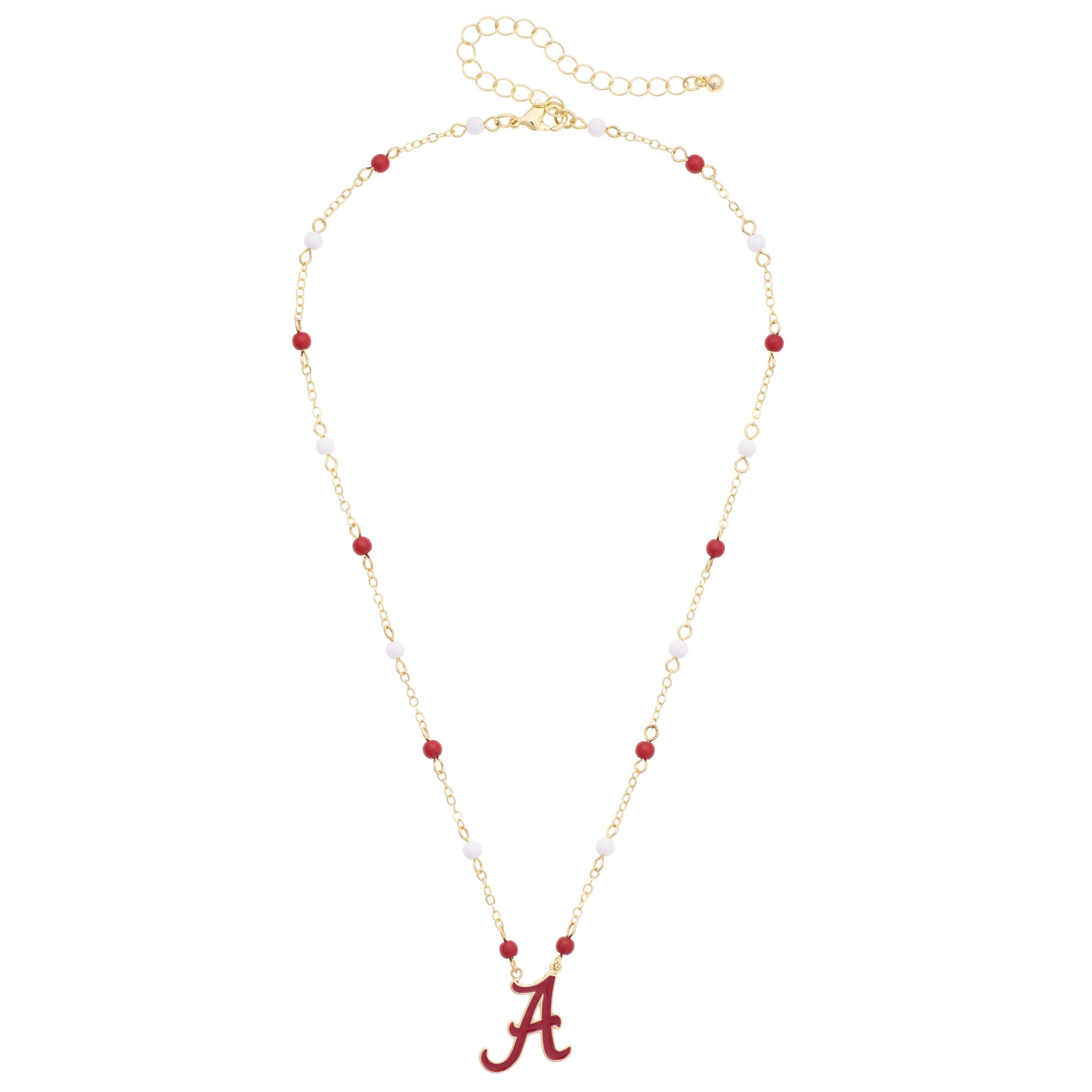 Women's CANVAS Style Alabama Crimson Tide Logo Layering Necklace