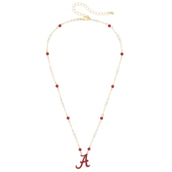 Women's CANVAS Style Alabama Crimson Tide Logo Layering Necklace