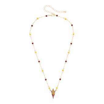 Women's CANVAS Style Arizona State Sun Devils Logo Layering Necklace