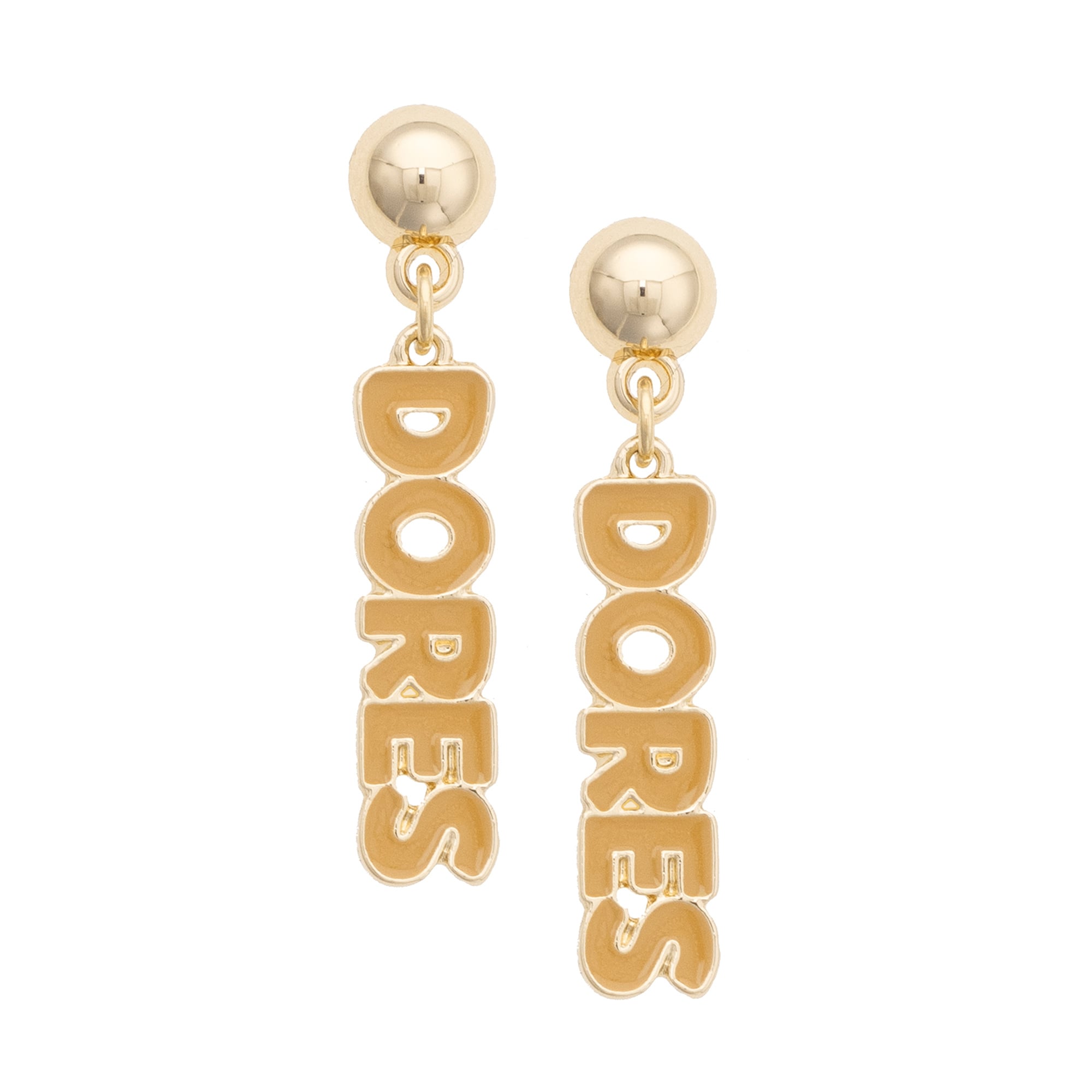 Women's CANVAS Style Vanderbilt Commodores Nameplate Earrings