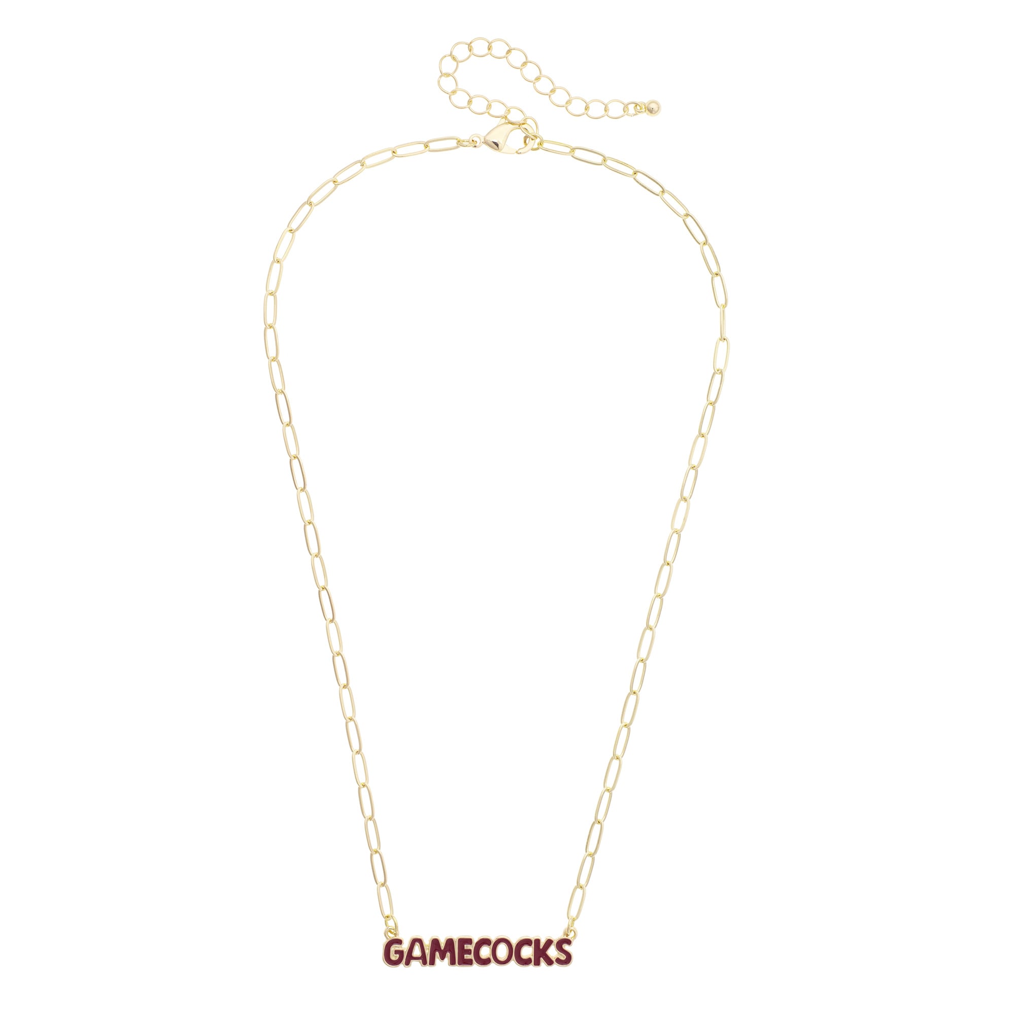 Women's CANVAS Style South Carolina Gamecocks Nameplate Necklace