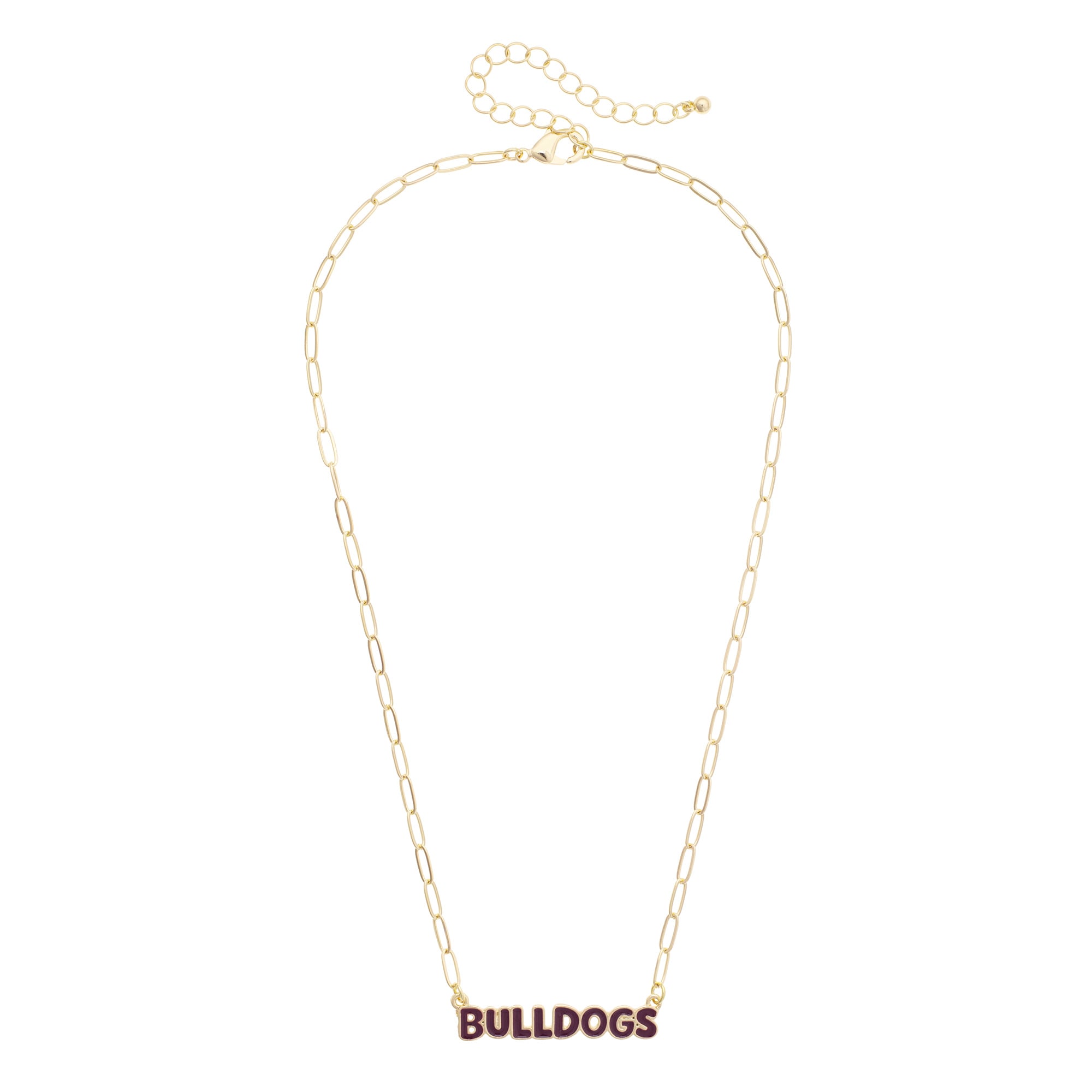Women's CANVAS Style Mississippi State Bulldogs Nameplate Necklace
