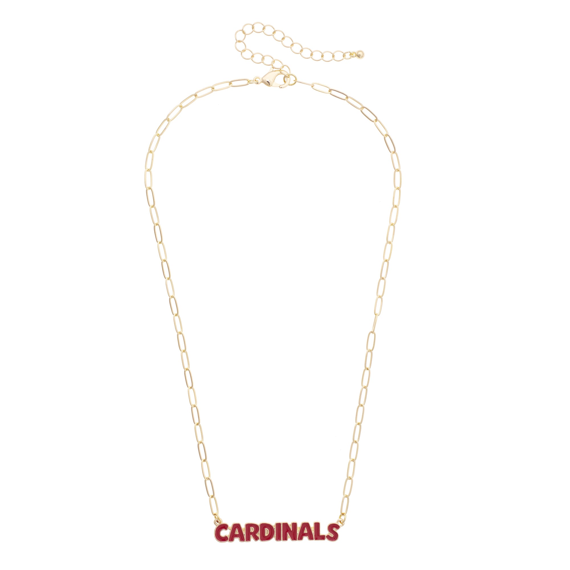 Women's CANVAS Style Louisville Cardinals Nameplate Necklace