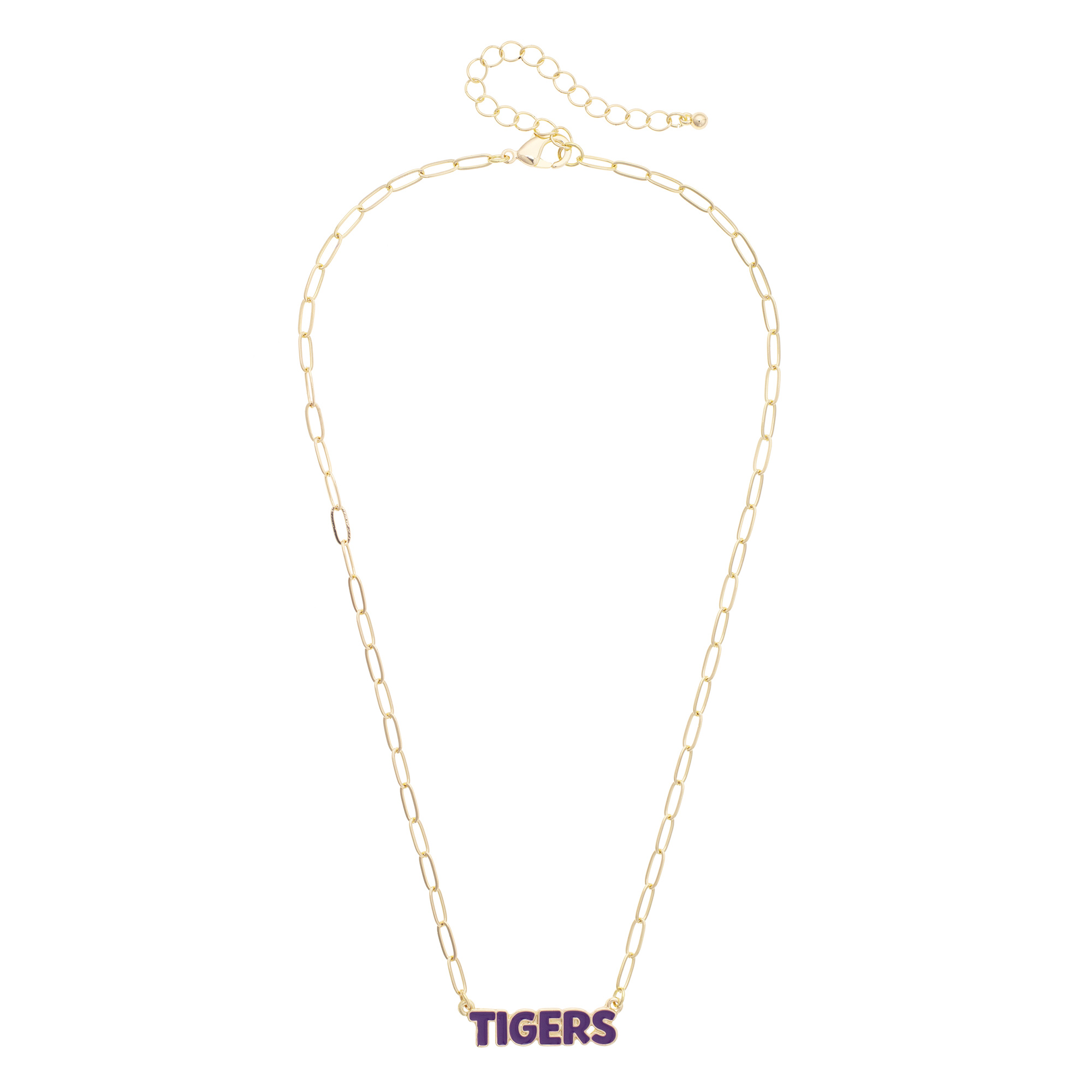 Women's CANVAS Style LSU Tigers Nameplate Necklace