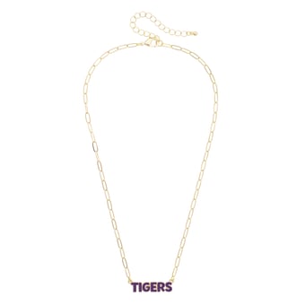 Women's CANVAS Style LSU Tigers Nameplate Necklace