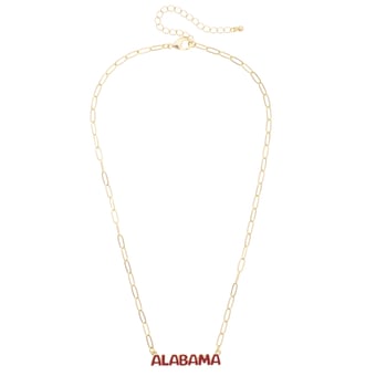 Women's CANVAS Style Alabama Crimson Tide Nameplate Necklace