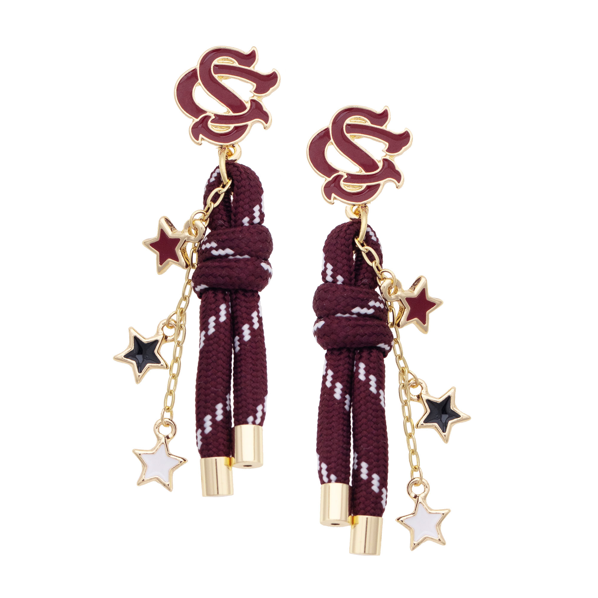 Women's CANVAS Style South Carolina Gamecocks Paracord Earrings