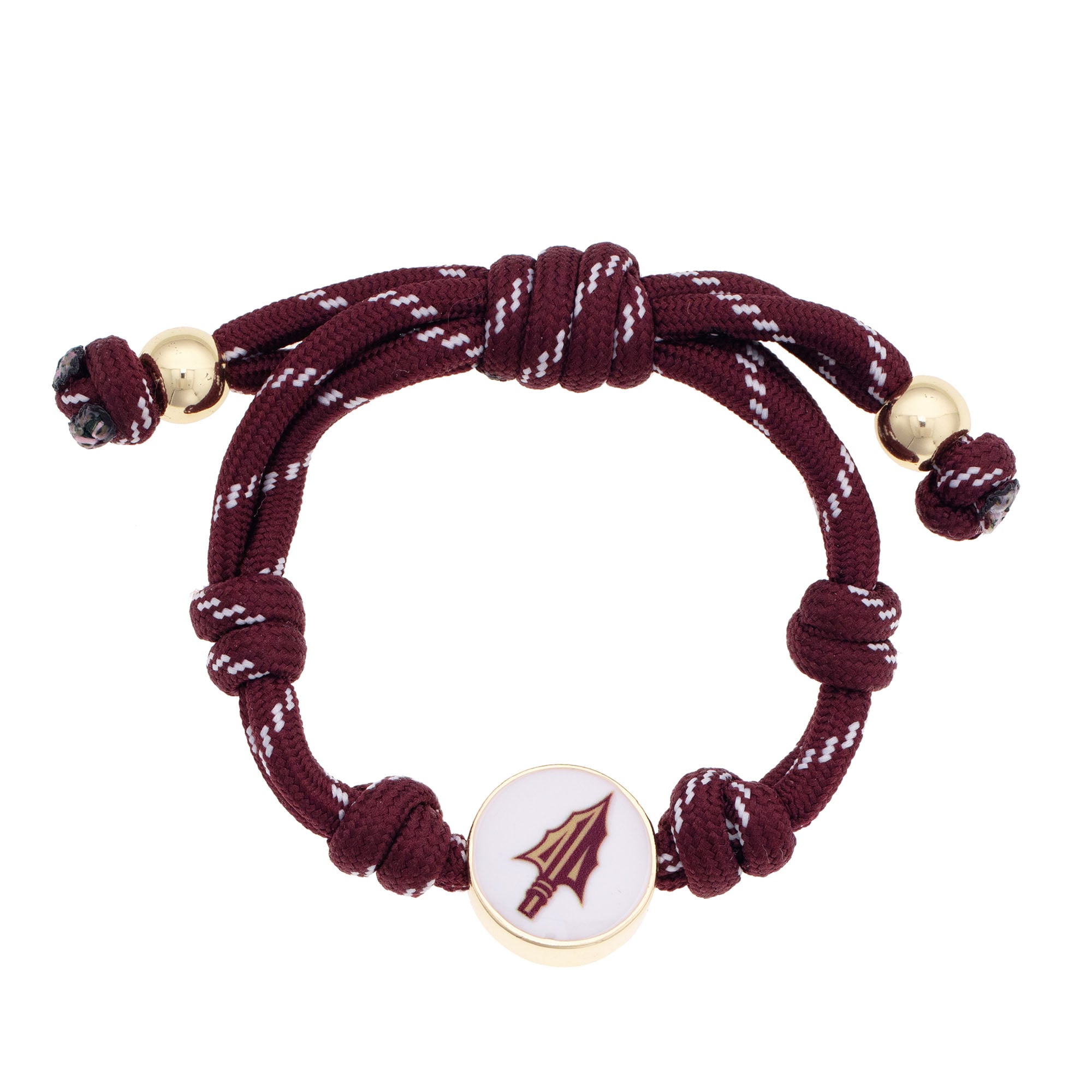 CANVAS Style Florida State Seminoles Logo Paracord Bracelet