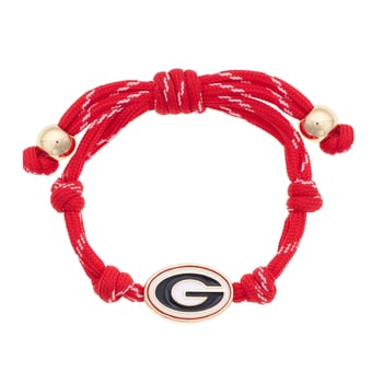 CANVAS Style Georgia Bulldogs Logo Paracord Bracelet