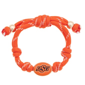 CANVAS Style Oklahoma State Cowboys Logo Paracord Bracelet