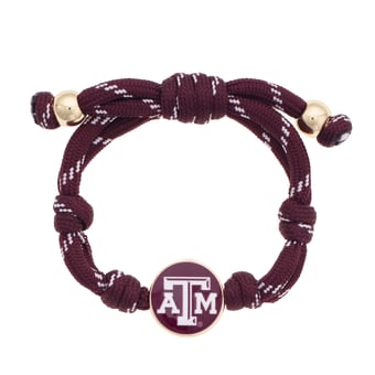 CANVAS Style Texas A&M Aggies Logo Paracord Bracelet