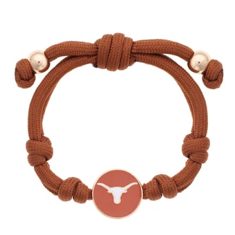 CANVAS Style Texas Longhorns Logo Paracord Bracelet
