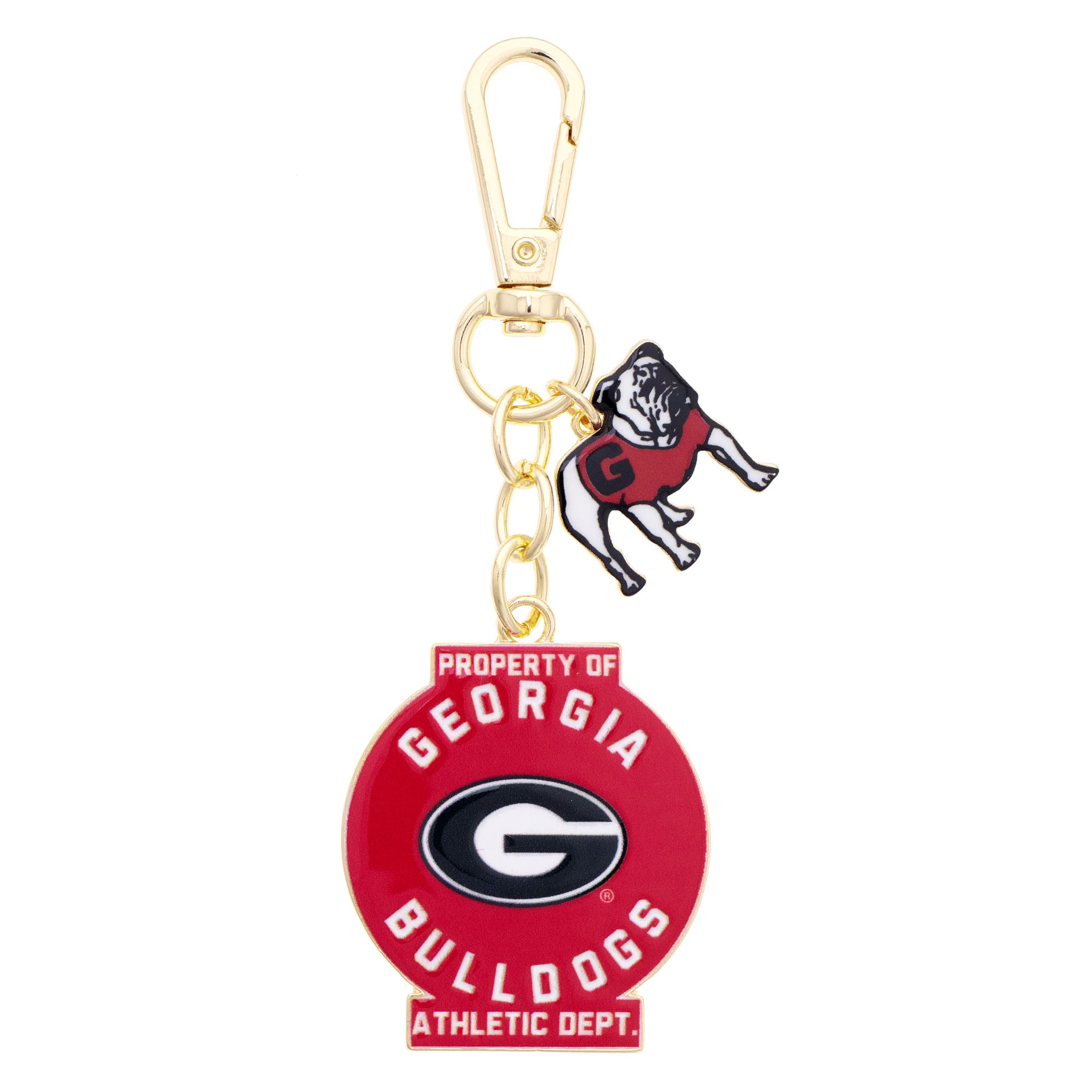 Women's CANVAS Style Georgia Bulldogs Vintage Bag Charm