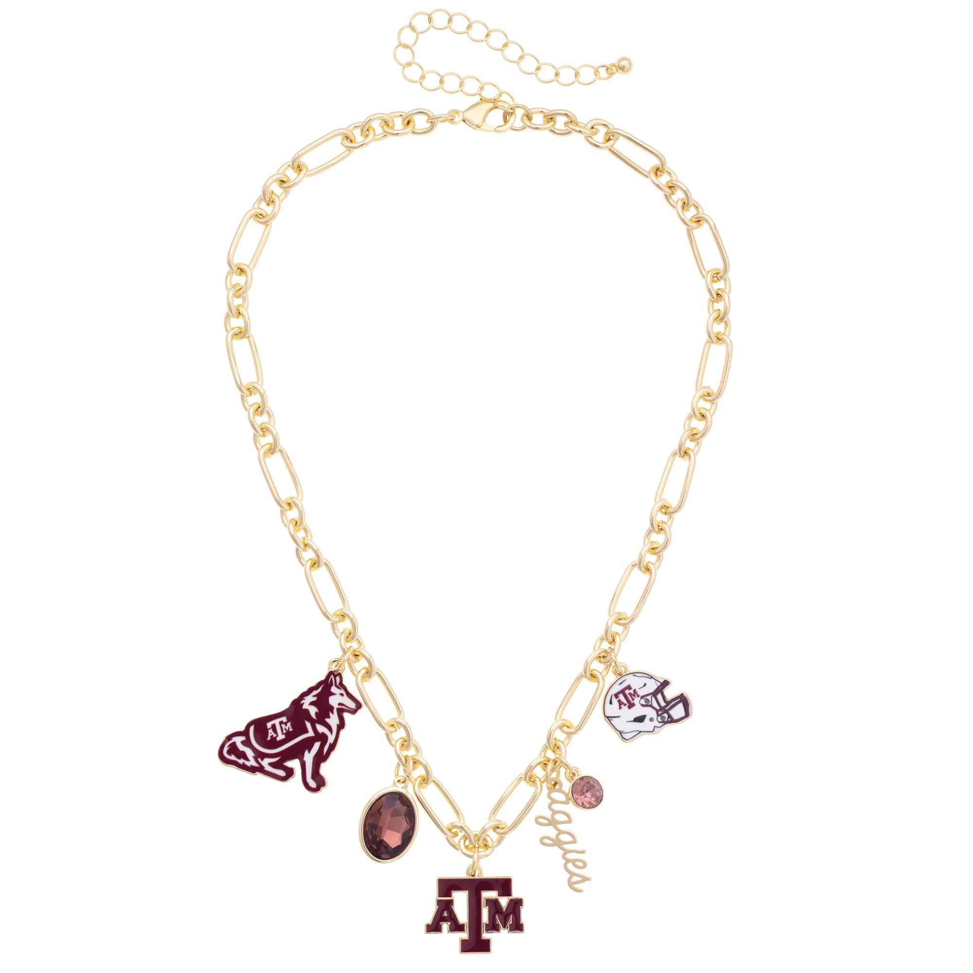 Women's CANVAS Style Texas A&M Aggies Game Day Charm Necklace