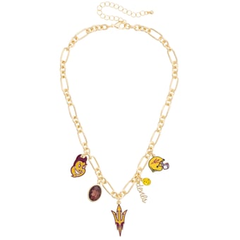 Women's CANVAS Style Arizona State Sun Devils Game Day Charm Necklace