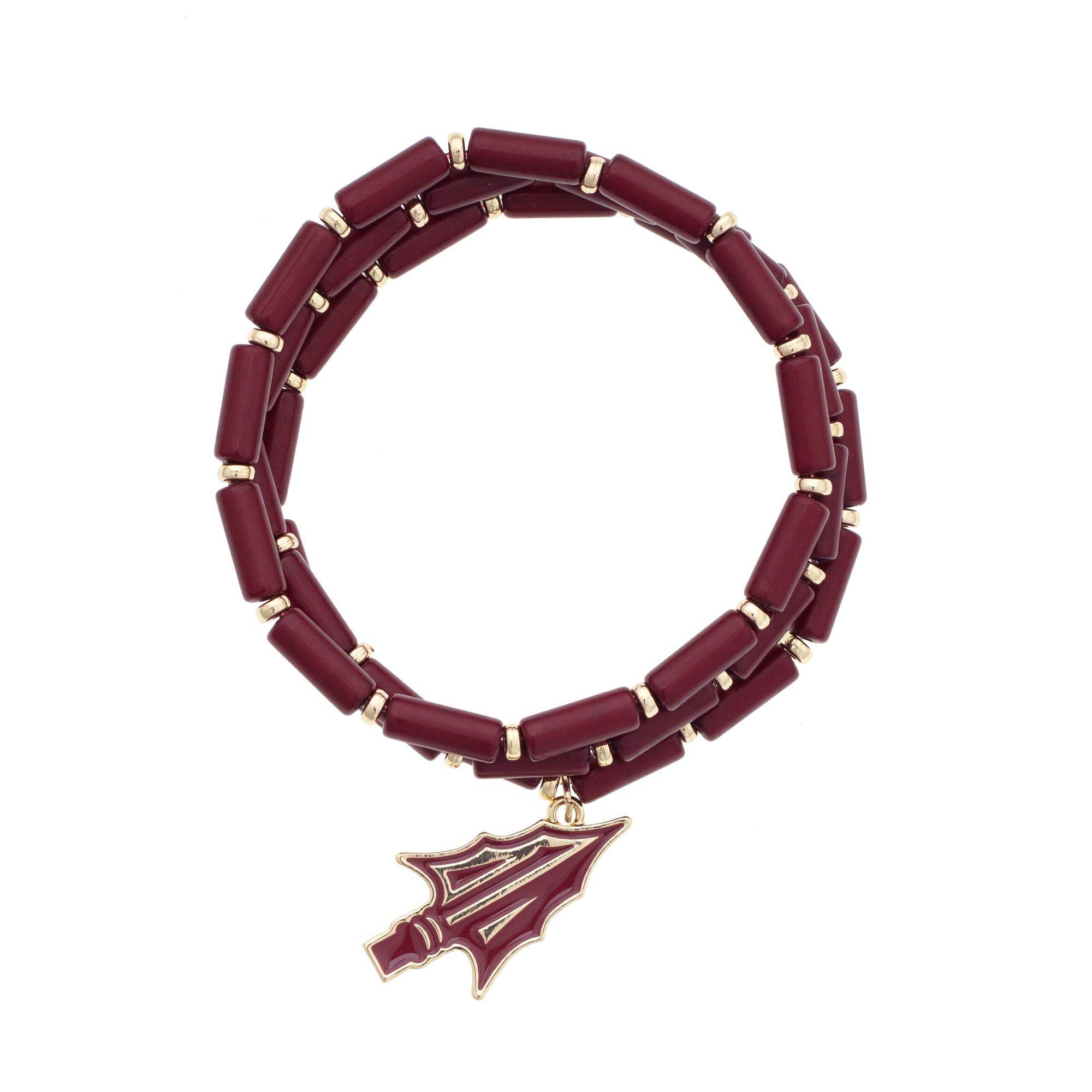 CANVAS Style Florida State Seminoles Beaded Bracelet Set of Three