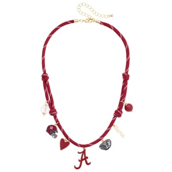Women's CANVAS Style Alabama Crimson Tide Paracord Charm Necklace
