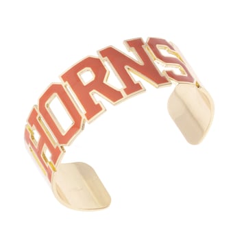 Women's CANVAS Style Texas Longhorns Varsity Outline Cuff