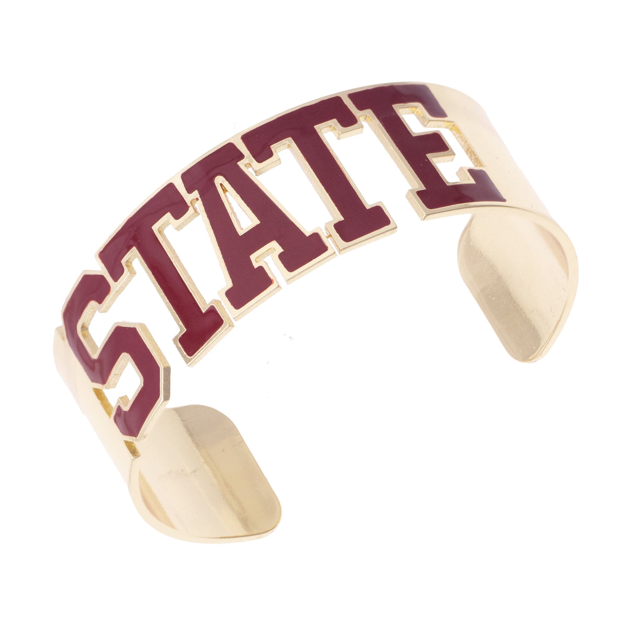 Women's CANVAS Style Mississippi State Bulldogs Varsity Outline Cuff