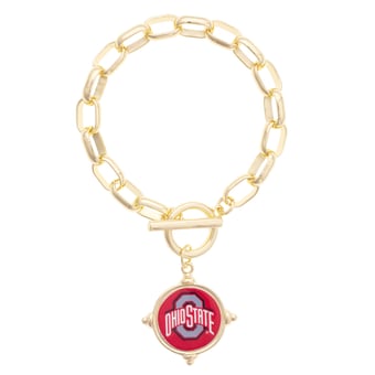 Women's CANVAS Style Ohio State Buckeyes Intaglio Bracelet