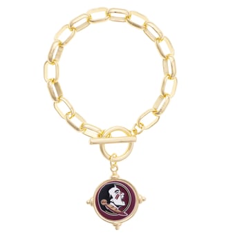 Women's CANVAS Style Florida State Seminoles Intaglio Bracelet