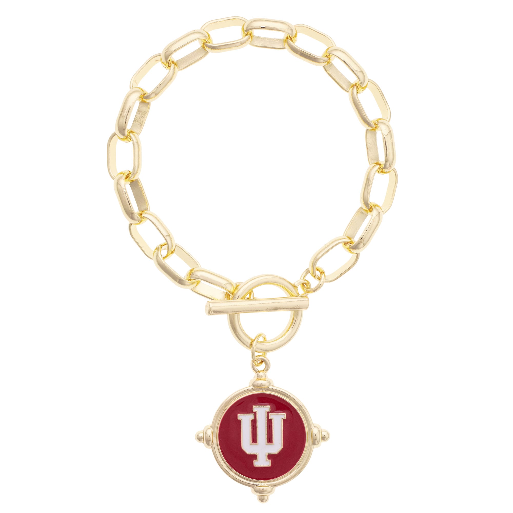 Women's CANVAS Style Indiana Hoosiers Intaglio Bracelet