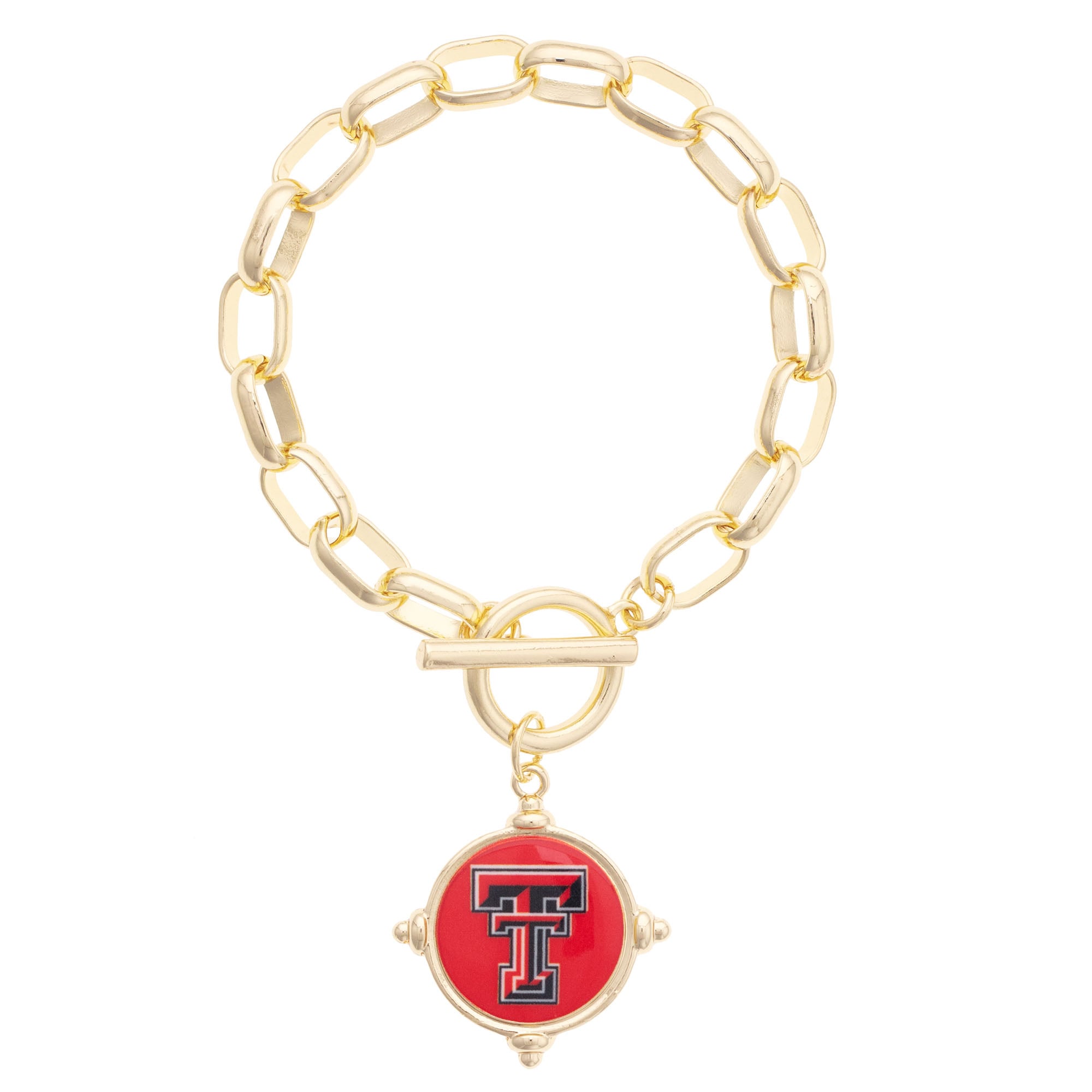 Women's CANVAS Style Texas Tech Red Raiders Intaglio Bracelet