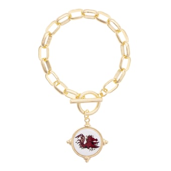 Women's CANVAS Style South Carolina Gamecocks Intaglio Bracelet