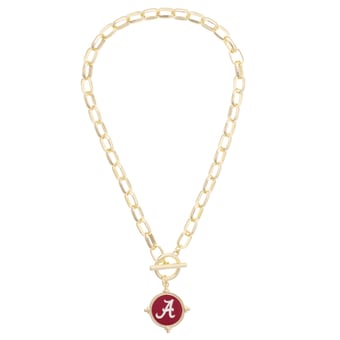 Women's CANVAS Style Alabama Crimson Tide Intaglio Necklace