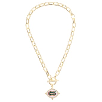 Women's CANVAS Style Florida Gators Intaglio Necklace