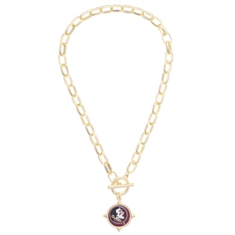 Women's CANVAS Style Florida State Seminoles Intaglio Necklace