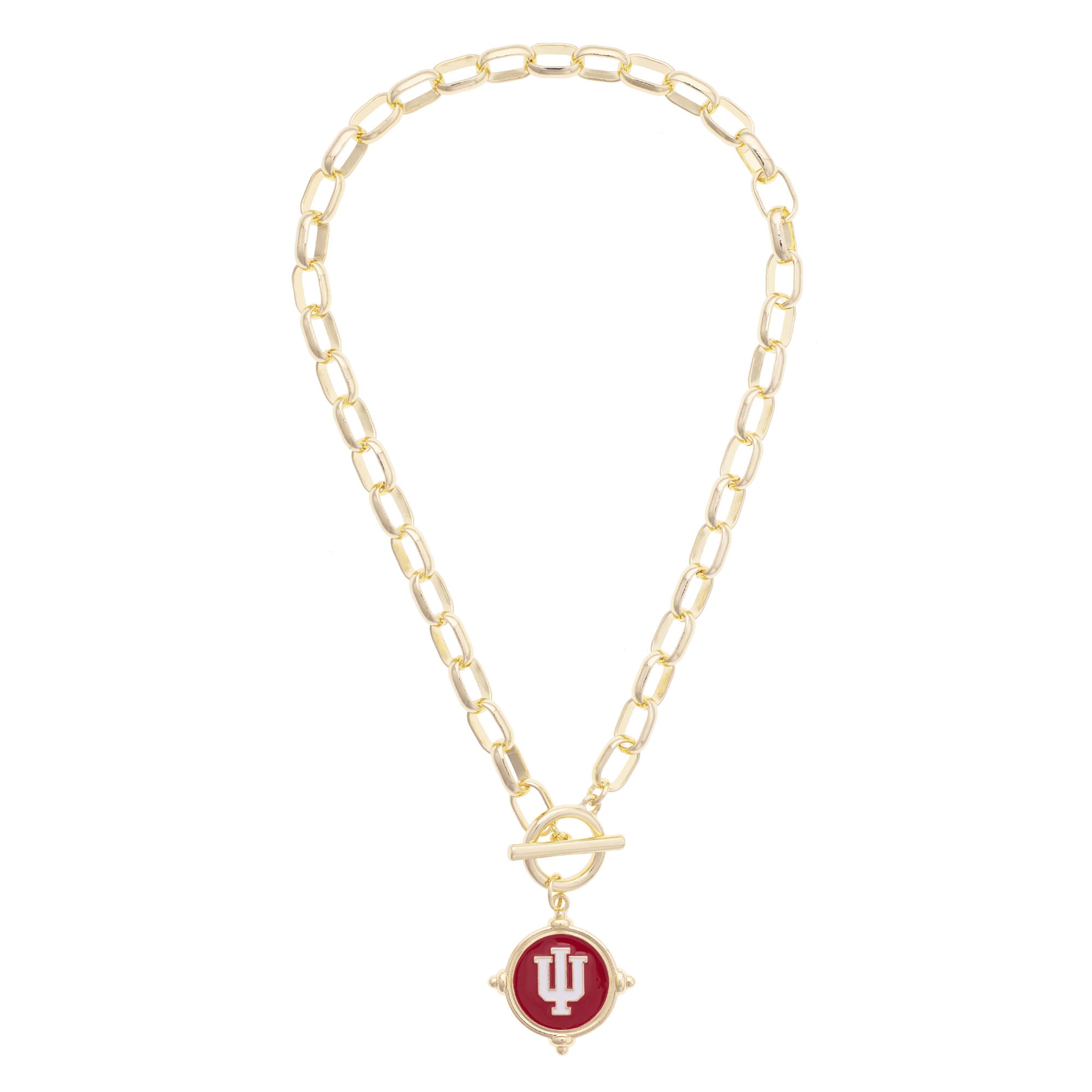 Women's CANVAS Style Indiana Hoosiers Intaglio Necklace